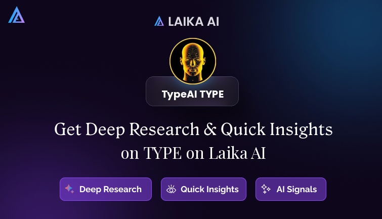 TYPE Price Live - TypeAI Charts & Crypto AI Analysis | Laika AI - Laika AI
